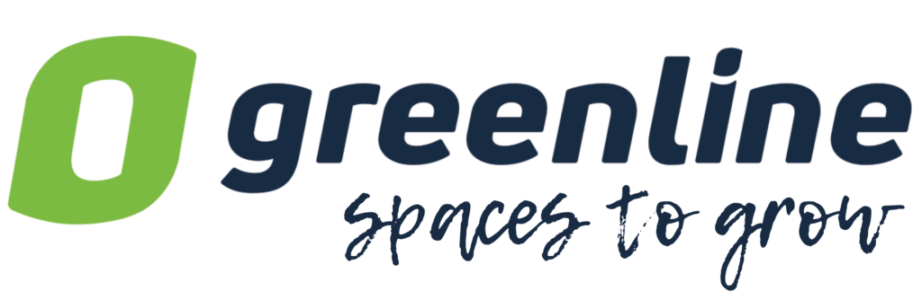 greenline标志白色背景